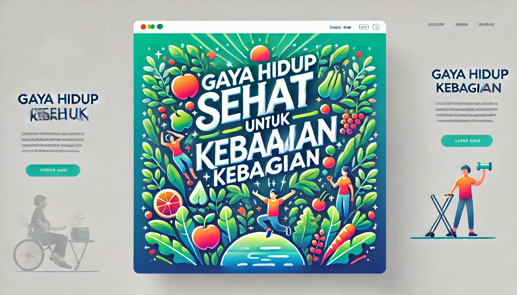 Gaya Hidup Sehat Untuk Kebahagiaan.