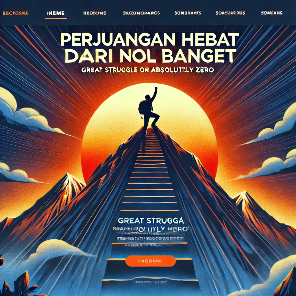Perjuangan Hebat dari Nol Banget